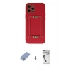 MARSİLYAN™- iPhone 12 Pro Kılıf Kozmos Minimal Prime - Şeffaf Uv Polymer Nano Ekran Koruyucu + Metal Kamera Lens Koruma Cam - KUYL