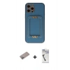 MARSİLYAN™- iPhone 12 Pro Kılıf Kozmos Minimal Prime - Şeffaf Uv Polymer Nano Ekran Koruyucu + Shine Kamera Lens Koruma Cam - SABE