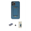 MARSİLYAN™- iPhone 12 Pro Kılıf Kozmos Minimal Prime - Siyah 6D Mat Seramik Hayalet Nano Ekran Koruyucu + Renkli Kamera Lens Koruma Cam - SI