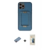 MARSİLYAN™- iPhone 12 Pro Kılıf Kozmos Minimal Prime - Siyah 6D Mat Seramik Hayalet Nano Ekran Koruyucu + Shine Kamera Lens Koruma Cam - PE