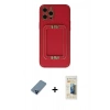 MARSİLYAN™- iPhone 12 Pro Kılıf Kozmos Minimal Prime - Siyah 6D Mat Seramik Hayalet Nano Ekran Koruyucu + Metal Kamera Lens Koruma Cam - MI