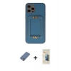 MARSİLYAN™- iPhone 12 Pro Kılıf Kozmos Minimal Prime - Siyah 6D Mat Seramik Hayalet Nano Ekran Koruyucu + Metal Kamera Lens Koruma Cam - AKYL