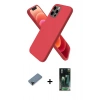 MARSİLYAN™- iPhone 12 Pro Kılıf Kozmos Yansıma Özel Seri - Şeffaf 360 Full Body Arka Koruyucu + Shine Kamera Lens Koruma Cam - SH