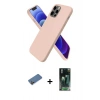 MARSİLYAN™- iPhone 12 Pro Kılıf Kozmos Yansıma Özel Seri - Şeffaf 360 Full Body Arka Koruyucu + Shine Kamera Lens Koruma Cam - GD