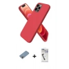 MARSİLYAN™- iPhone 12 Pro Kılıf Kozmos Yansıma Özel Seri - Şeffaf Uv Polymer Nano Ekran Koruyucu + Shine Kamera Lens Koruma Cam - GI