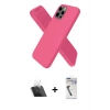 MARSİLYAN™- iPhone 12 Pro Kılıf Kozmos Yansıma Özel Seri - Şeffaf Uv Polymer Nano Ekran Koruyucu + Kamera Lens Koruma Cam - SF