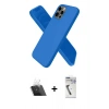 MARSİLYAN™- iPhone 12 Pro Kılıf Kozmos Yansıma Özel Seri - Şeffaf Uv Polymer Nano Ekran Koruyucu + Kamera Lens Koruma Cam - SF