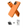 MARSİLYAN™- iPhone 12 Pro Kılıf Kozmos Yansıma Özel Seri - Şeffaf Uv Polymer Nano Ekran Koruyucu + Kamera Lens Koruma Cam - SF