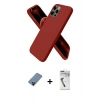 MARSİLYAN™- iPhone 12 Pro Kılıf Kozmos Yansıma Özel Seri - Şeffaf Uv Polymer Nano Ekran Koruyucu + Metal Kamera Lens Koruma Cam - MI