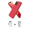 MARSİLYAN™- iPhone 12 Pro Kılıf Kozmos Yansıma Özel Seri - Şeffaf Uv Polymer Nano Ekran Koruyucu + Shine Kamera Lens - MI