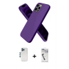 MARSİLYAN™- iPhone 12 Pro Kılıf Kozmos Yansıma Özel Seri - Şeffaf Uv Polymer Nano Ekran Koruyucu + Shine Kamera Lens - MI