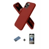 MARSİLYAN™- iPhone 12 Pro Kılıf Kozmos Yansıma Özel Seri - Siyah 34D Hayalet Izgaralı Cam + Shine Kamera Lens Koruma Cam - GD