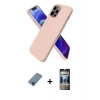 MARSİLYAN™- iPhone 12 Pro Kılıf Kozmos Yansıma Özel Seri - Siyah 34D Hayalet Izgaralı Cam + Metal Kamera Lens Koruma Cam - MI
