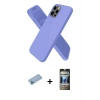 MARSİLYAN™- iPhone 12 Pro Kılıf Kozmos Yansıma Özel Seri - Siyah 34D Hayalet Izgaralı Cam + Shine Kamera Lens Koruma Cam - MI