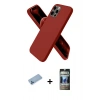 MARSİLYAN™- iPhone 12 Pro Kılıf Kozmos Yansıma Özel Seri - Siyah 34D Hayalet Izgaralı Cam + Shine Kamera Lens Koruma Cam - MI