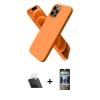 MARSİLYAN™- iPhone 12 Pro Kılıf Kozmos Yansıma Özel Seri - Siyah 34D Hayalet Izgaralı Cam + Kamera Lens Koruma Cam - SF