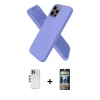 MARSİLYAN™- iPhone 12 Pro Kılıf Kozmos Yansıma Özel Seri - Siyah 34D Hayalet Izgaralı Cam + Shine Kamera Lens - GS