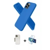 MARSİLYAN™- iPhone 12 Pro Kılıf Kozmos Yansıma Özel Seri - Siyah 3D Antistatik Cam Ekran Koruyucu + Shine Kamera Lens - GD
