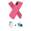 MARSİLYAN™- iPhone 12 Pro Kılıf Kozmos Yansıma Özel Seri - Siyah 3D Antistatik Cam Ekran Koruyucu + Shine Kamera Lens - GS