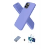 MARSİLYAN™- iPhone 12 Pro Kılıf Kozmos Yansıma Özel Seri - Siyah 3D Antistatik Seramik Nano Ekran Koruyucu + Metal Kamera Lens Koruma Cam - KUYL