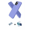 MARSİLYAN™- iPhone 12 Pro Kılıf Kozmos Yansıma Özel Seri - Siyah 3D Antistatik Seramik Nano Ekran Koruyucu + Shine Kamera Lens Koruma Cam - MI