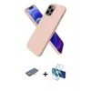 MARSİLYAN™- iPhone 12 Pro Kılıf Kozmos Yansıma Özel Seri - Siyah 3D Antistatik Seramik Nano Ekran Koruyucu + Renkli Kamera Lens Koruma Cam - TU