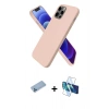 MARSİLYAN™- iPhone 12 Pro Kılıf Kozmos Yansıma Özel Seri - Siyah 3D Antistatik Seramik Nano Ekran Koruyucu + Shine Kamera Lens Koruma Cam - MI