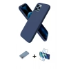MARSİLYAN™- iPhone 12 Pro Kılıf Kozmos Yansıma Özel Seri - Siyah 3D Antistatik Seramik Nano Ekran Koruyucu + Shine Kamera Lens Koruma Cam - GS