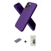 MARSİLYAN™- iPhone 12 Pro Kılıf Kozmos Yansıma Özel Seri - Siyah 6D Mat Seramik Hayalet Nano Ekran Koruyucu + Pembe Renkli Kamera Lens Koruma Cam