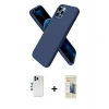 MARSİLYAN™- iPhone 12 Pro Kılıf Kozmos Yansıma Özel Seri - Siyah 6D Mat Seramik Hayalet Nano Ekran Koruyucu + Shine Kamera Lens - MI
