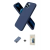 MARSİLYAN™- iPhone 12 Pro Kılıf Kozmos Yansıma Özel Seri - Siyah 6D Mat Seramik Hayalet Nano Ekran Koruyucu + Metal Kamera Lens Koruma Cam - AKYL