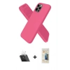 MARSİLYAN™- iPhone 12 Pro Kılıf Kozmos Yansıma Özel Seri - Siyah 6D Mat Seramik Hayalet Nano Ekran Koruyucu + Kamera Lens Koruma Cam - SF