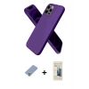 MARSİLYAN™- iPhone 12 Pro Kılıf Kozmos Yansıma Özel Seri - Siyah 6D Mat Seramik Hayalet Nano Ekran Koruyucu + Metal Kamera Lens Koruma Cam - KUYL