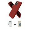 MARSİLYAN™- iPhone 12 Pro Kılıf Kozmos Yansıma Özel Seri - Siyah 6D Mat Seramik Hayalet Nano Ekran Koruyucu + Shine Kamera Lens - MI