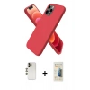 MARSİLYAN™- iPhone 12 Pro Kılıf Kozmos Yansıma Özel Seri - Siyah 6D Mat Seramik Hayalet Nano Ekran Koruyucu + Shine Kamera Lens - GD