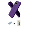 MARSİLYAN™- iPhone 12 Pro Kılıf Kozmos Yansıma Özel Seri - Siyah 6D Mat Seramik Hayalet Nano Ekran Koruyucu + Shine Kamera Lens Koruma Cam - MI
