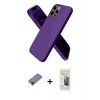 MARSİLYAN™- iPhone 12 Pro Kılıf Kozmos Yansıma Özel Seri - Siyah 6D Mat Seramik Hayalet Nano Ekran Koruyucu + Metal Kamera Lens Koruma Cam - KI
