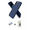 MARSİLYAN™- iPhone 12 Pro Kılıf Kozmos Yansıma Özel Seri - Siyah 6D Mat Seramik Hayalet Nano Ekran Koruyucu + Shine Kamera Lens Koruma Cam - MI