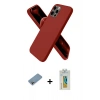MARSİLYAN™- iPhone 12 Pro Kılıf Kozmos Yansıma Özel Seri - Siyah Polymer Nano Ekran Koruyucu + Shine Kamera Lens Koruma Cam - GI