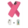 MARSİLYAN™- iPhone 12 Pro Kılıf Kozmos Yansıma Özel Seri - Siyah Polymer Nano Ekran Koruyucu + Shine Kamera Lens - GD