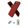 MARSİLYAN™- iPhone 12 Pro Kılıf Kozmos Yansıma Özel Seri - Siyah Polymer Nano Ekran Koruyucu + Metal Kamera Lens Koruma Cam - KUYL