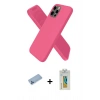 MARSİLYAN™- iPhone 12 Pro Kılıf Kozmos Yansıma Özel Seri - Siyah Polymer Nano Ekran Koruyucu + Shine Kamera Lens Koruma Cam - MI