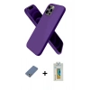 MARSİLYAN™- iPhone 12 Pro Kılıf Kozmos Yansıma Özel Seri - Siyah Polymer Nano Ekran Koruyucu + Metal Kamera Lens Koruma Cam - AKYL