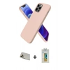 MARSİLYAN™- iPhone 12 Pro Kılıf Kozmos Yansıma Özel Seri - Siyah Polymer Nano Ekran Koruyucu + Rainbow Kamera Lens Koruma Cam - GD