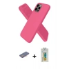 MARSİLYAN™- iPhone 12 Pro Kılıf Kozmos Yansıma Özel Seri - Siyah Polymer Nano Ekran Koruyucu + Renkli Kamera Lens Koruma Cam - PE