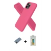 MARSİLYAN™- iPhone 12 Pro Kılıf Kozmos Yansıma Özel Seri - Siyah Polymer Nano Ekran Koruyucu + Shine Kamera Lens Koruma Cam - SH