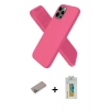 MARSİLYAN™- iPhone 12 Pro Kılıf Kozmos Yansıma Özel Seri - Siyah Polymer Nano Ekran Koruyucu + Shine Kamera Lens Koruma Cam - SABE