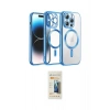 MARSİLYAN™- iPhone 12 Pro Kılıf Nova Işık Özel Seri - Siyah 6D Mat Seramik Hayalet Nano Ekran Koruyucu