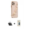 MARSİLYAN™- iPhone 12 Pro Kılıf Nova Işık Prime - Siyah 6D Mat Seramik Hayalet Nano Ekran Koruyucu + Kamera Lens Koruma Cam - SF
