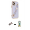 MARSİLYAN™- iPhone 12 Pro Kılıf Nova Işık Prime - Siyah Polymer Nano Ekran Koruyucu + Shine Kamera Lens Koruma Cam - SABE
